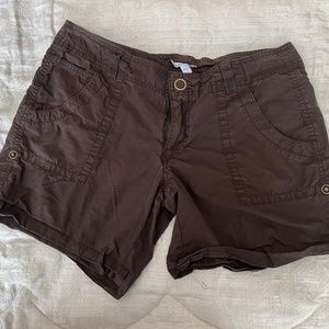 Brown Cargo Shorts